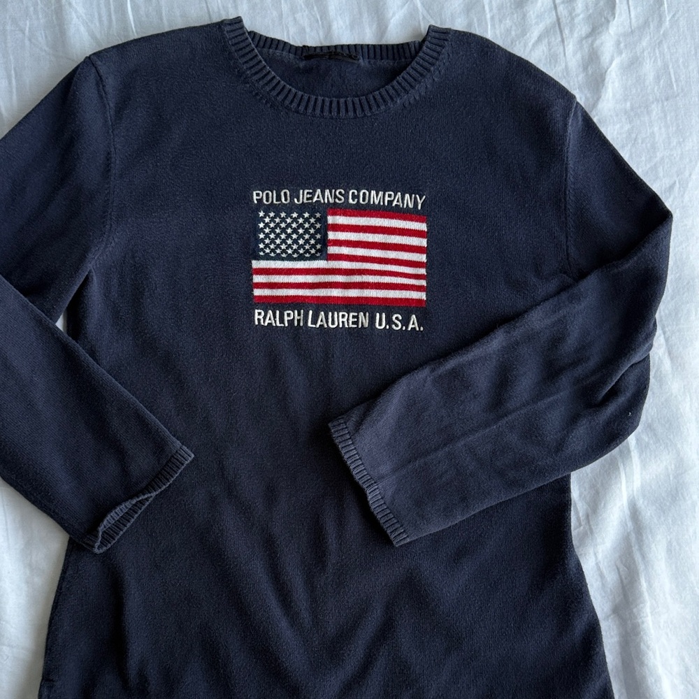 Vintage Ralph Lauren Polo U.S.A flag kids